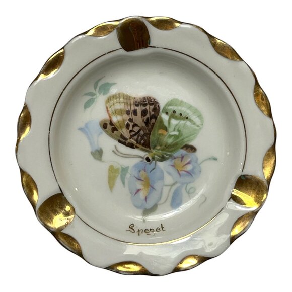 Limoges Other - Rare Spezet Butterfly Decorative Plate – Vintage Limoges France Porcelain with G